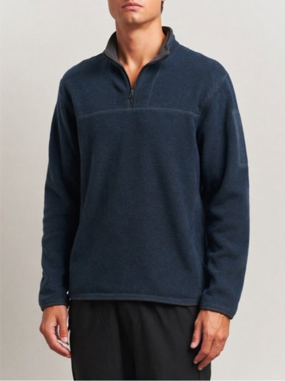 Arc'teryx CONVERT Polartec 1/4 zip pullover UNISEX Men's Large W XL Navy blue